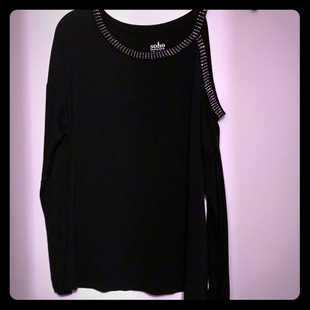 Cold shoulder blouse